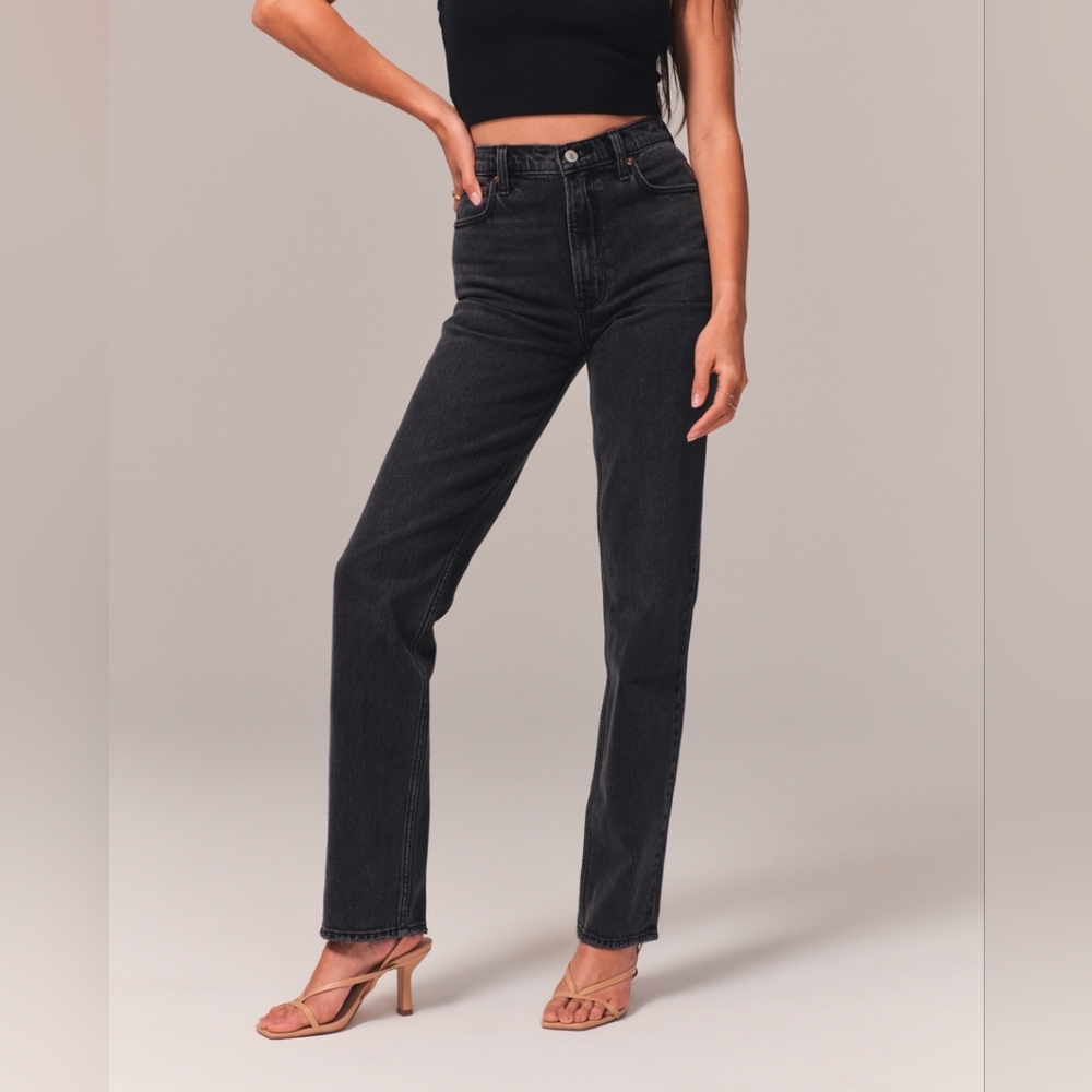 90s straight ultra high rise 25 EXTRA SHORT LENGTH